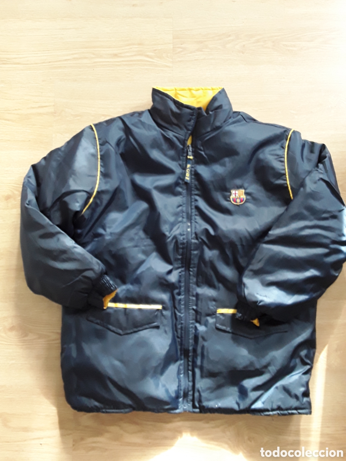 Colecionismo desportivo: Cazadora F&uacute;tbol Club Barcelona Reversible