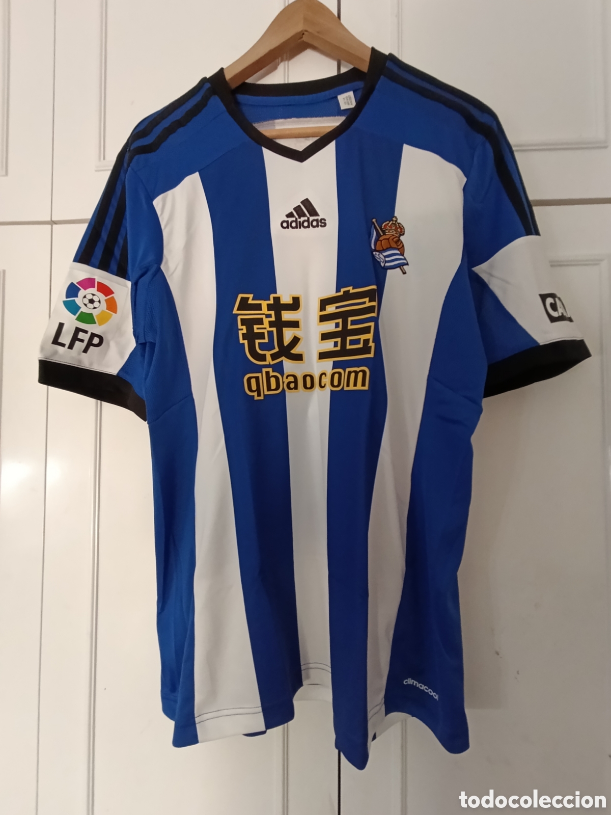 Colecionismo desportivo: Camiseta matchworn Real Sociedad CF