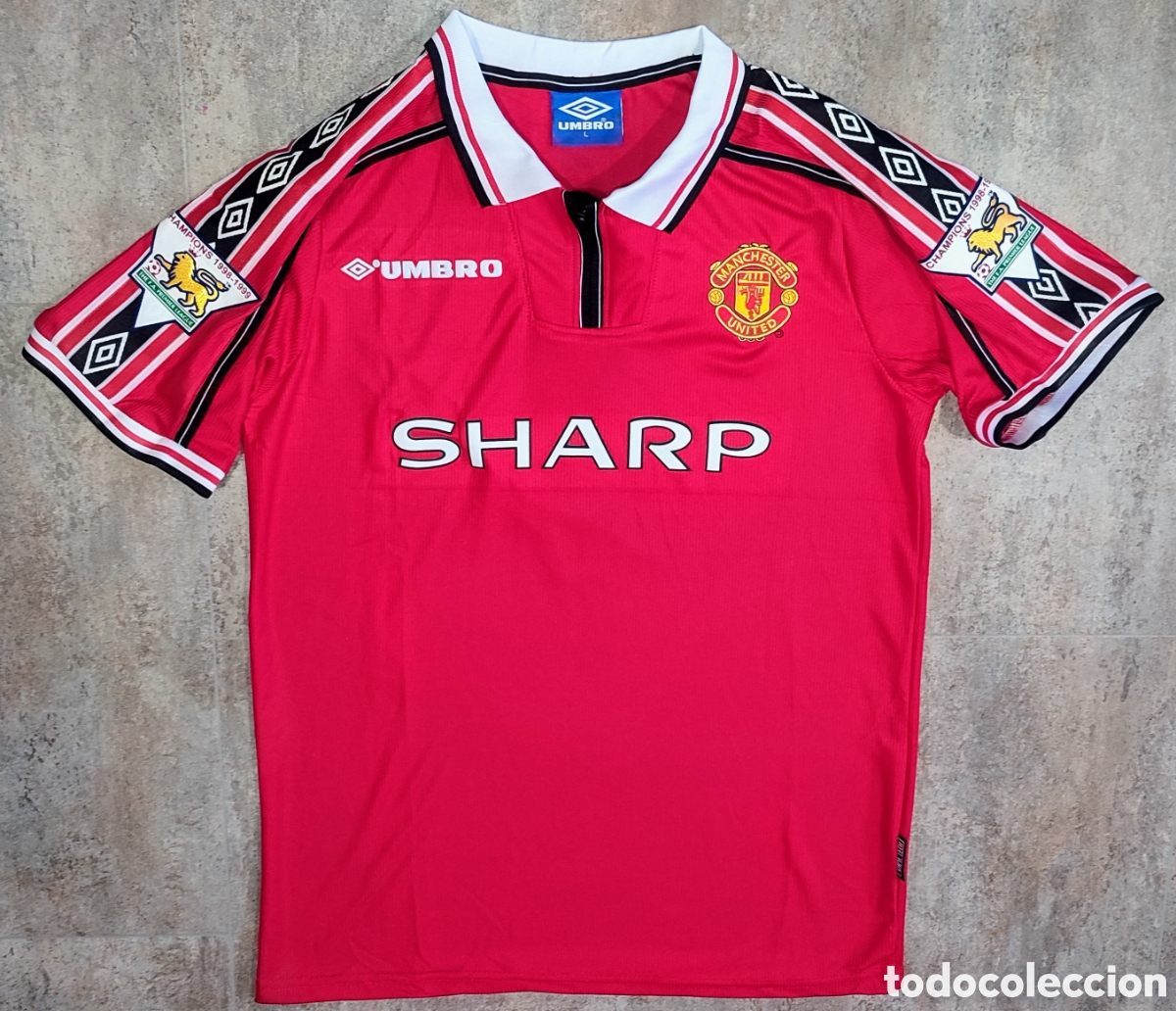 Maillot Manchester United 1999/2000 – Extérieur Umbro – Taille L – Occasion Collectionnable