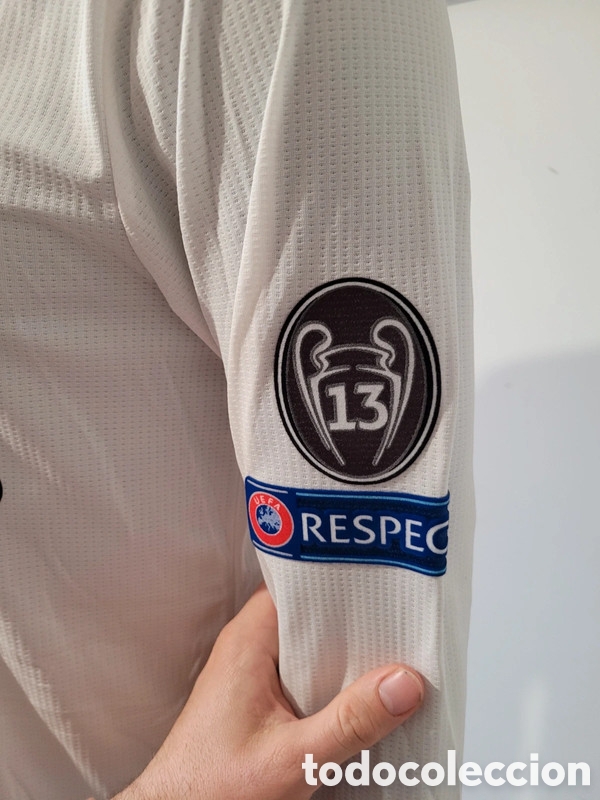 Coleccionismo deportivo: Camiseta match issue Real Madrid CF Supercopa - Foto 3
