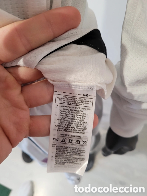 Coleccionismo deportivo: Camiseta match issue Real Madrid CF Supercopa - Foto 8