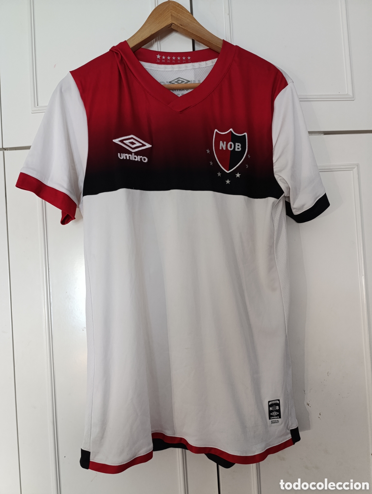Sports collectibles: Camiseta matchworn Newell's Old Boys de Argentina