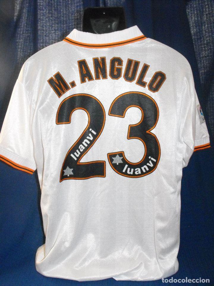 Coleccionismo deportivo: MATCH WORN MIGUEL &Aacute;NGEL ANGULO VALENCIA CF A&Ntilde;OS 90