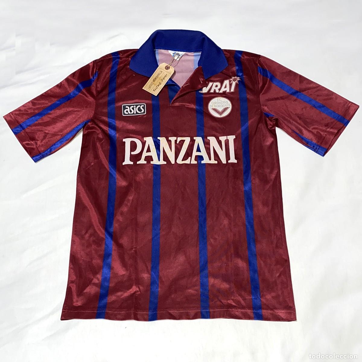 Coleccionismo deportivo: Camiseta Girondins de Burdeos de Francia - 1994/1995 - Titular - Foto 1