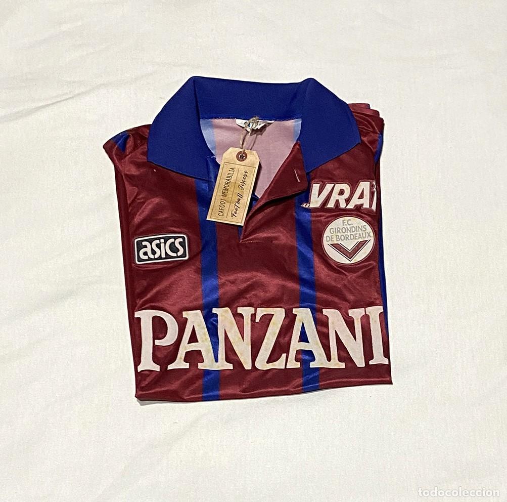 Coleccionismo deportivo: Camiseta Girondins de Burdeos de Francia - 1994/1995 - Titular - Foto 3