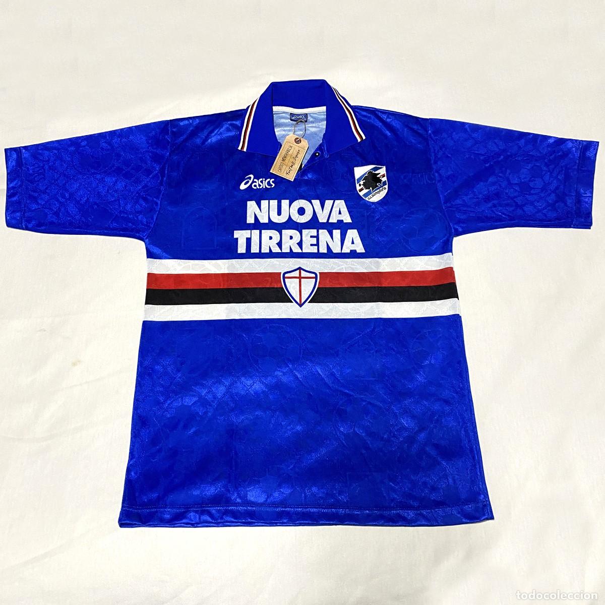 Coleccionismo deportivo: Camiseta Sampdoria de Italia - 1995/1996 - Titular - Foto 1