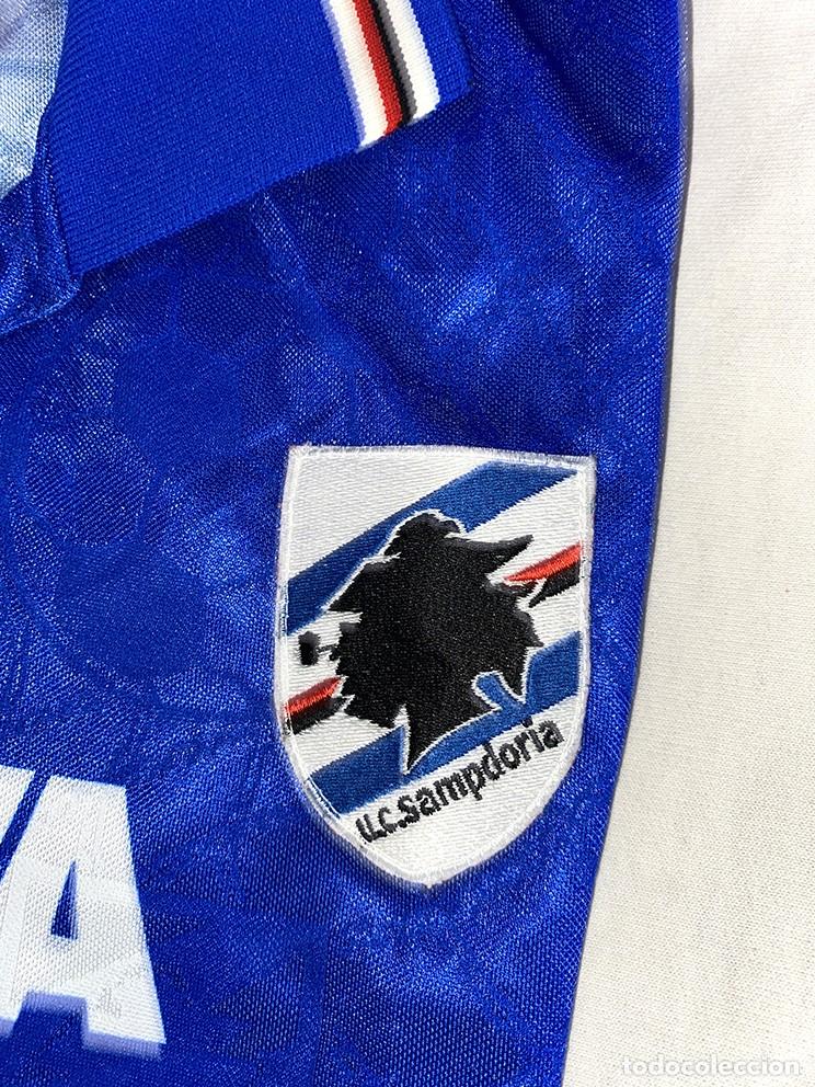 Coleccionismo deportivo: Camiseta Sampdoria de Italia - 1995/1996 - Titular - Foto 4