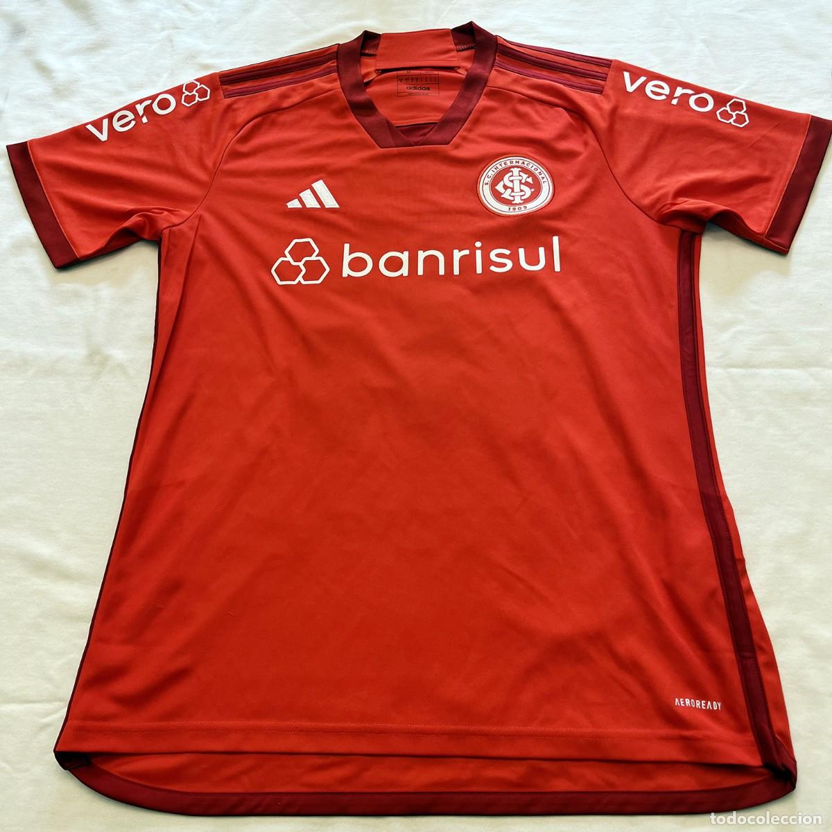 Coleccionismo deportivo: Camiseta Inter de Porto Alegre - Match Worn - Alario - Foto 1