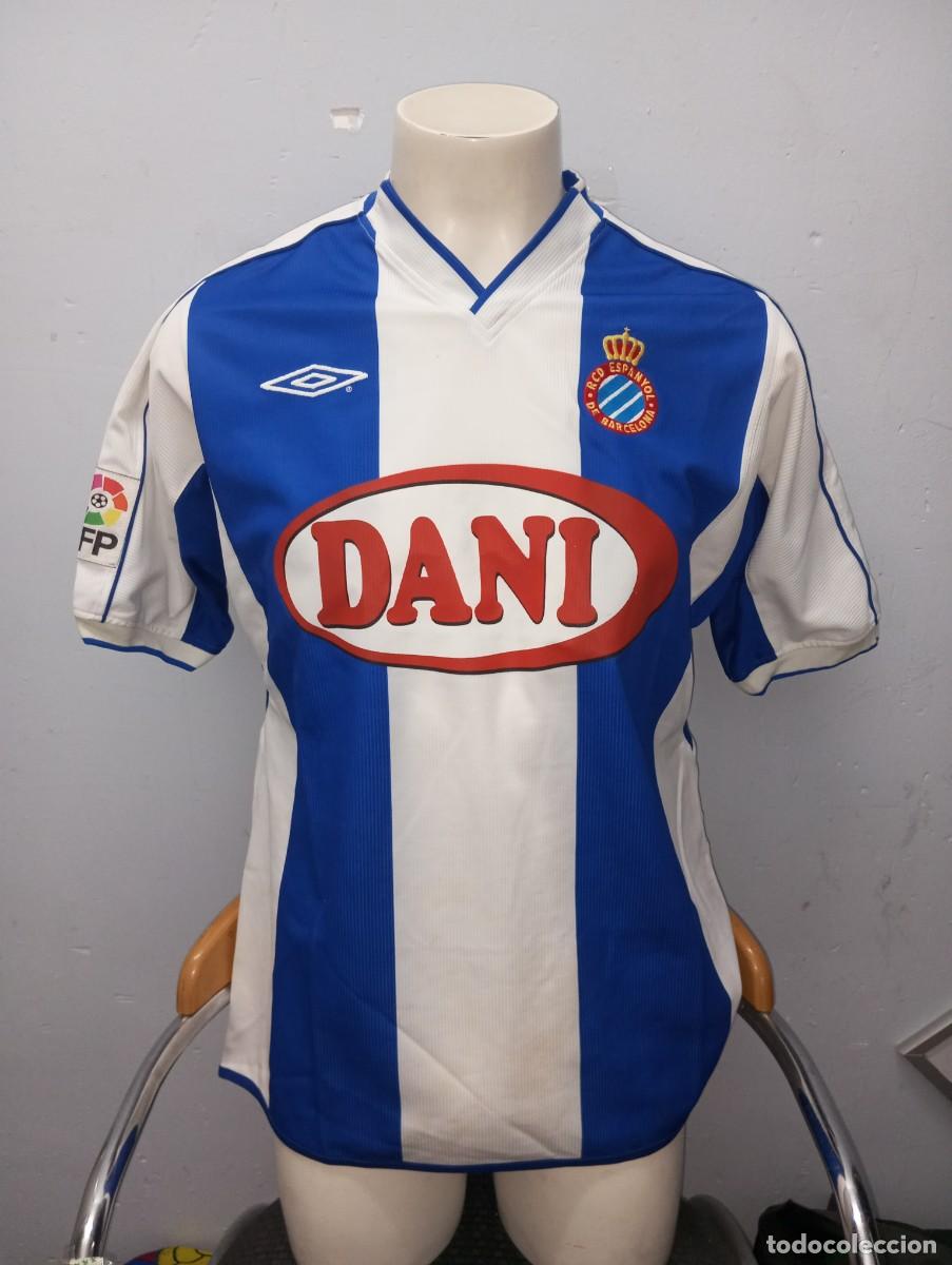 Maillot De Football RCD Espanyol - Taille L (environ 60 Cm) - Occasion