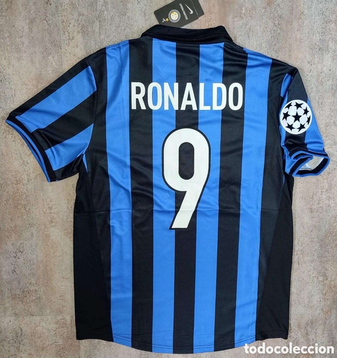 Sports collectibles: Camiseta Ronaldo Inter Milan Nueva 98-99