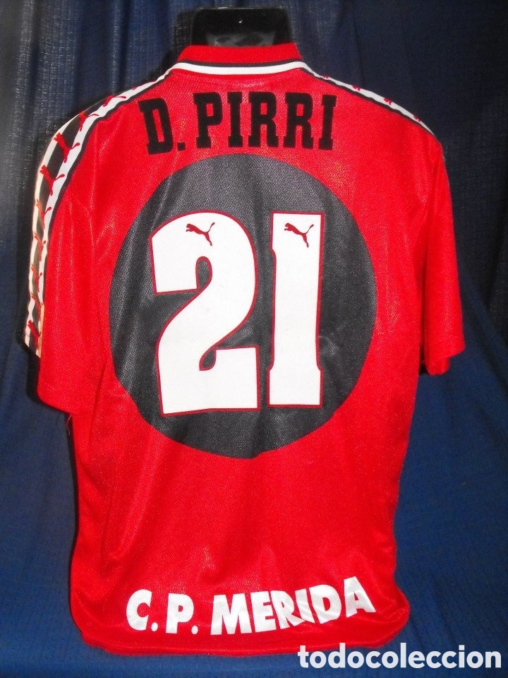Coleccionismo deportivo: MATCH WORN CP M&Eacute;RIDA DAVID PIRRI - Foto 2