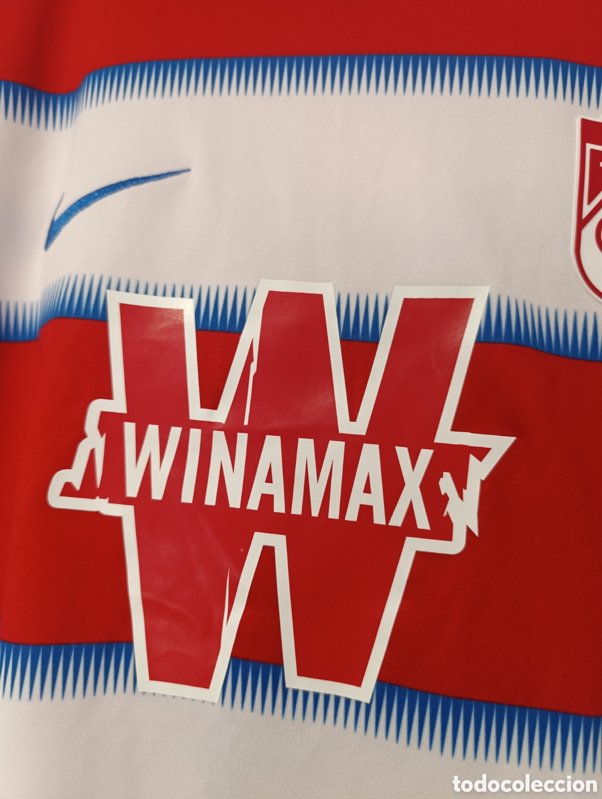 Coleccionismo deportivo: Camiseta matchworn Granada CF Domingos - Foto 3