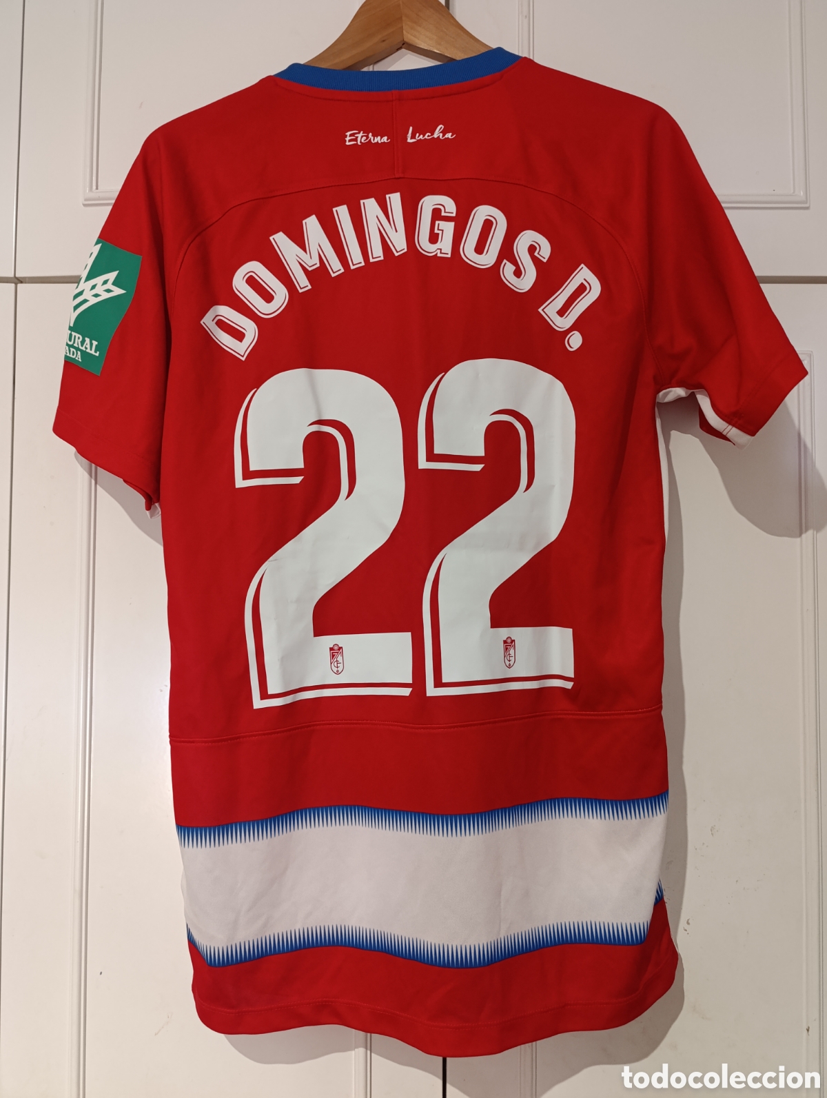 Coleccionismo deportivo: Camiseta matchworn Granada CF Domingos - Foto 6
