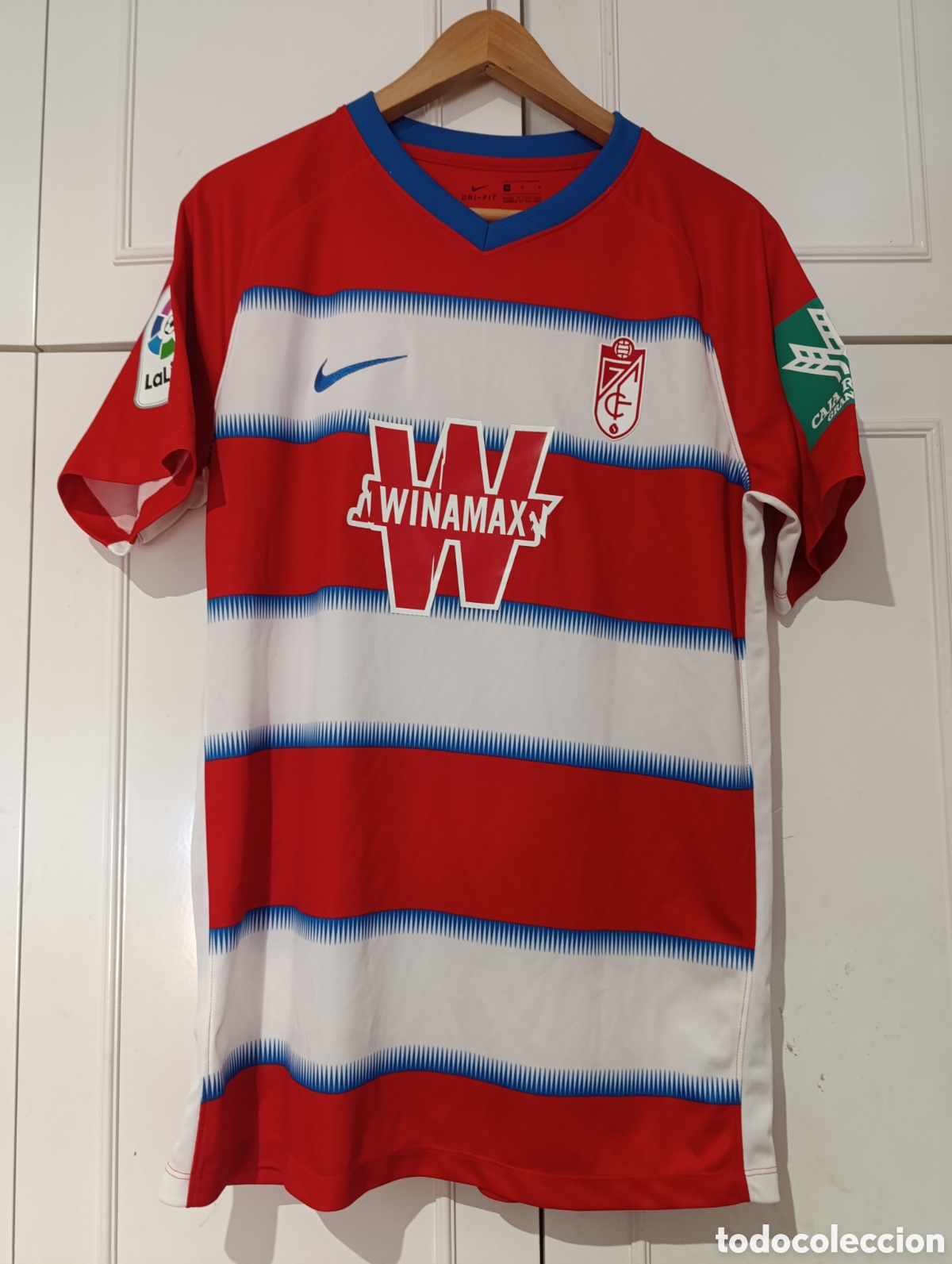 Coleccionismo deportivo: Camiseta matchworn Granada CF Domingos - Foto 1