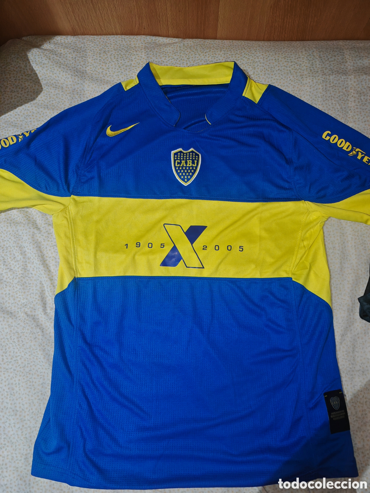 Coleccionismo deportivo: Camiseta boca juniors retro - Foto 1