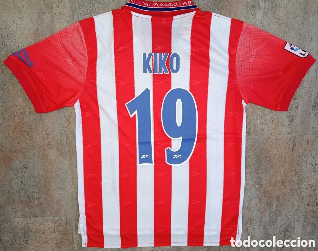 Colecionismo desportivo: Camiseta Kiko Atl&eacute;tico Madrid 1998-1999