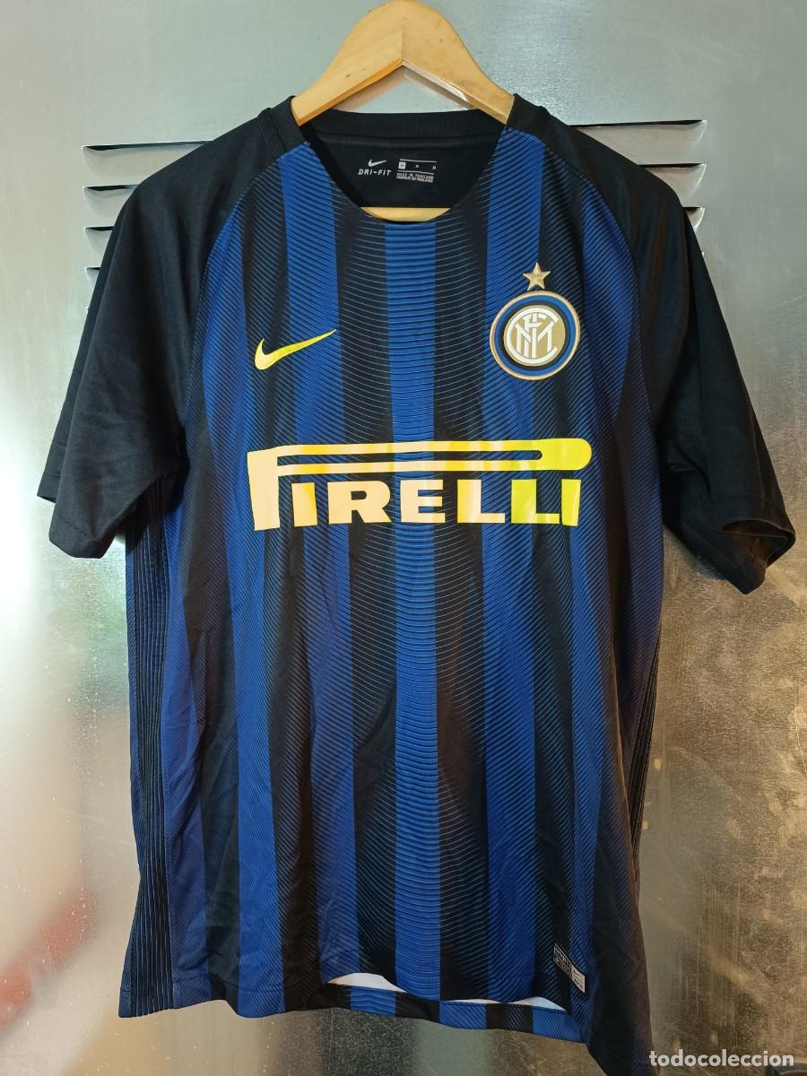 Coleccionismo deportivo: Camiseta Inter de Mil&aacute;n 2016/17 original c&oacute;digo - Foto 1