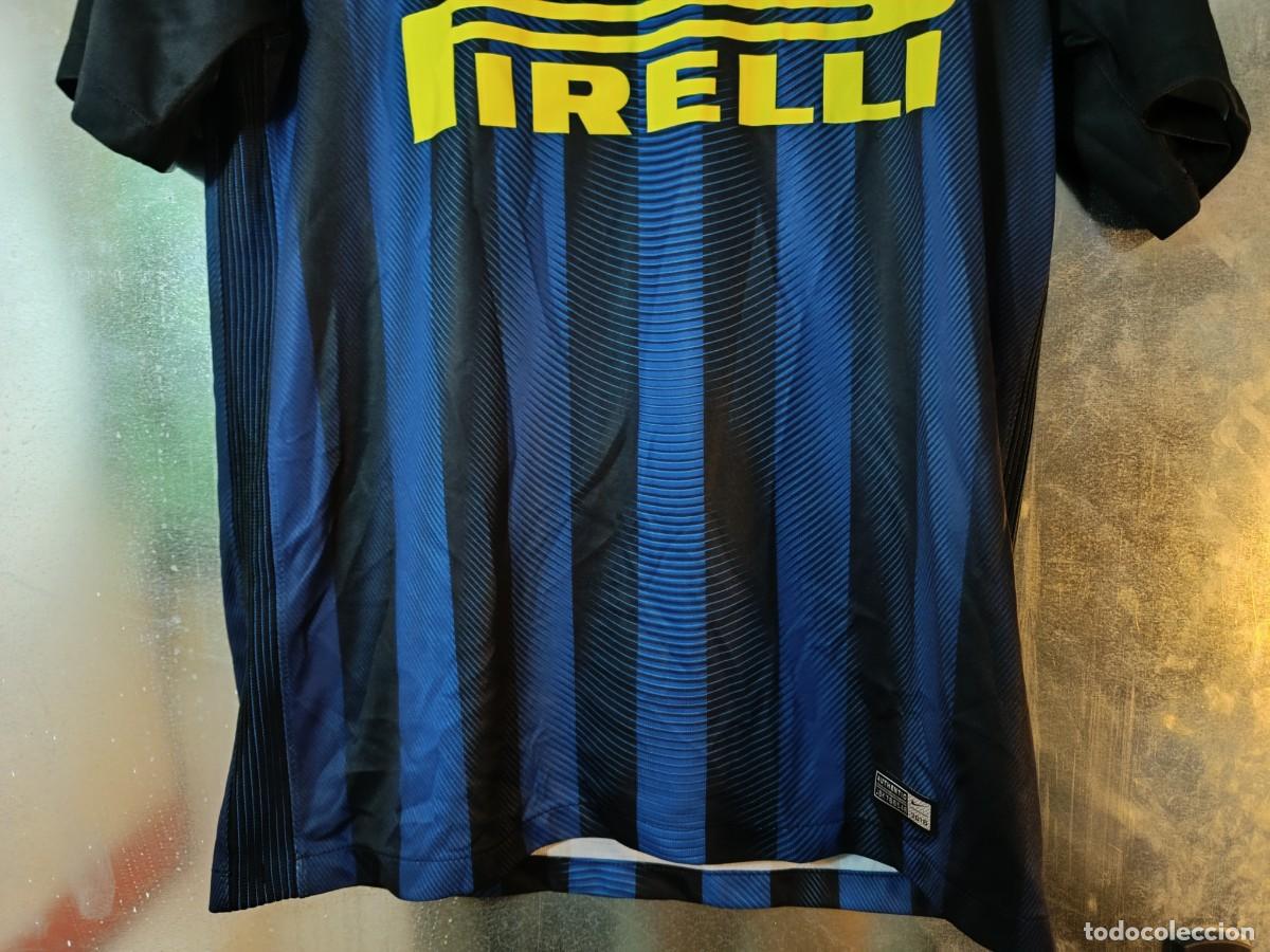 Coleccionismo deportivo: Camiseta Inter de Mil&aacute;n 2016/17 original c&oacute;digo - Foto 3