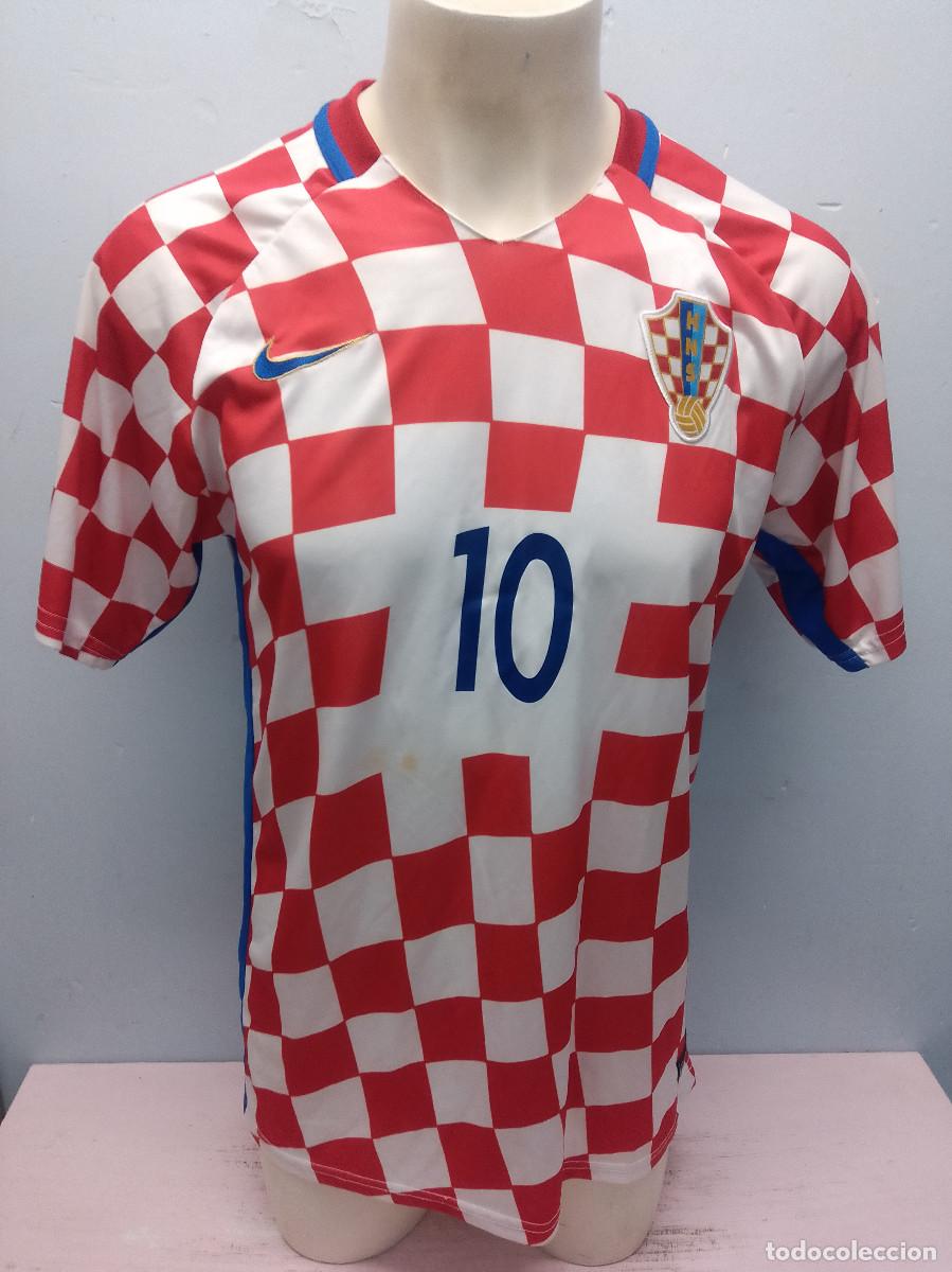 Coleccionismo deportivo: Luka Modric Hrvatska croatia croacia football shirt camiseta futbol L 54cts