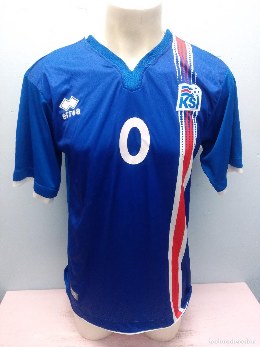 Collectionnisme sportif: Iceland football shirt camiseta futbol Islandia xl