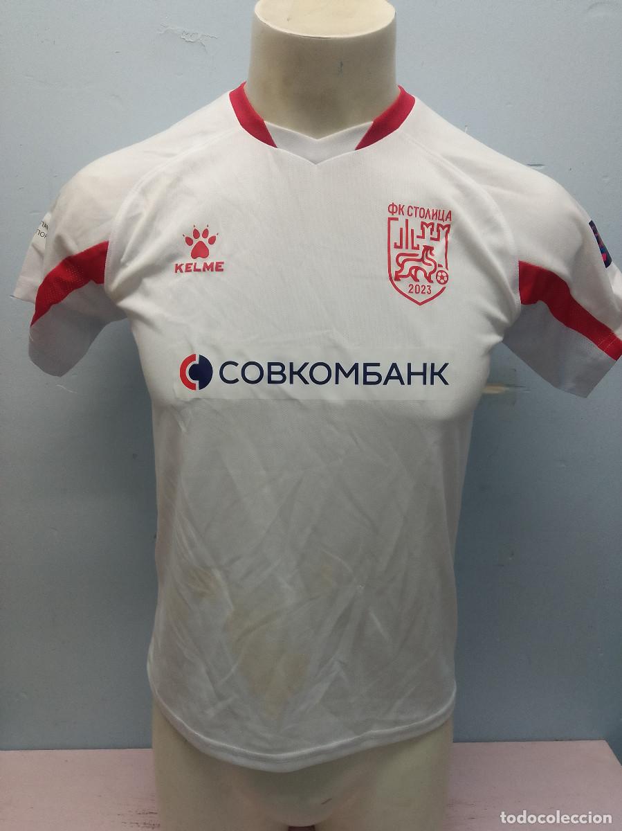 Collectionnisme sportif: FK Stolitsa ФК СТОЛИЦА russia football shirt camsieta futbol xs 47cts match worn