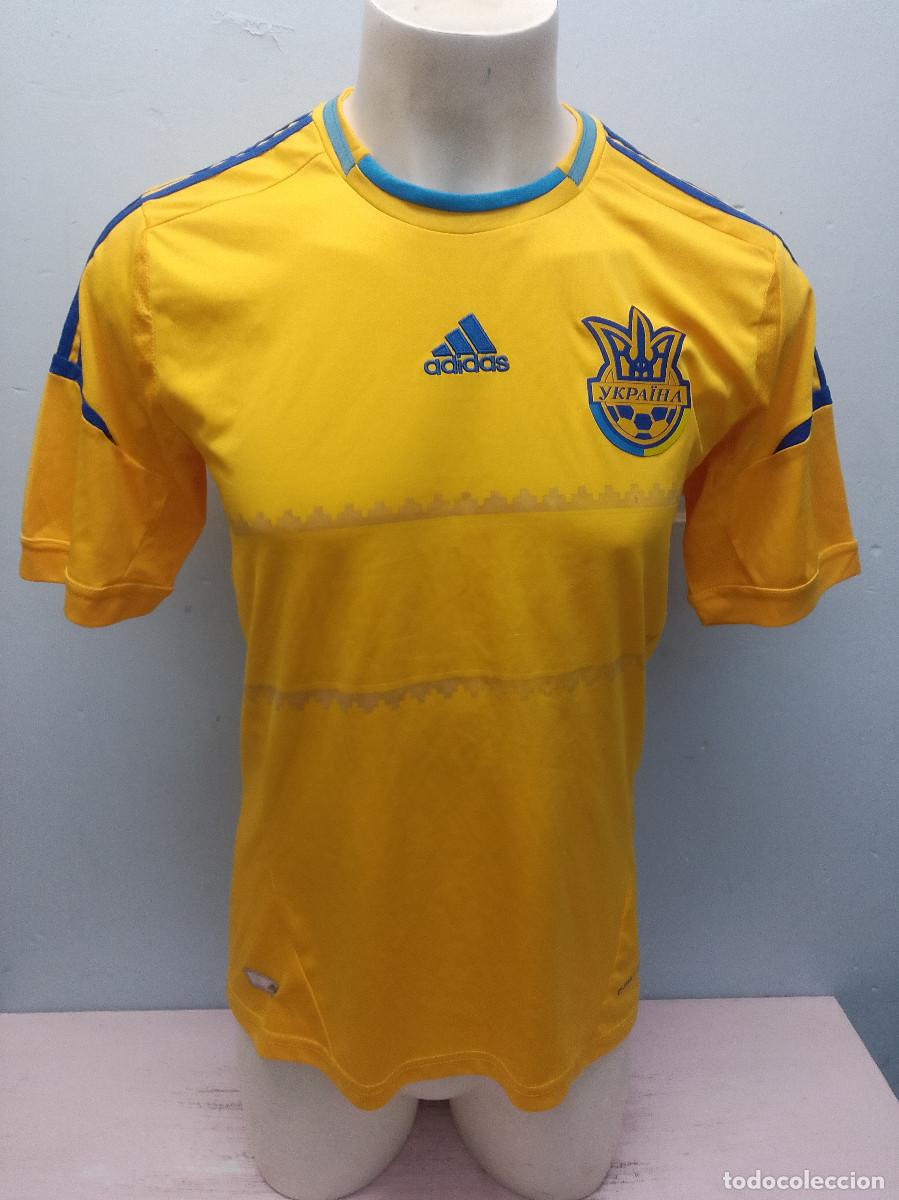 Collectionnisme sportif: Ukrania Ukraine national team football shirt seleccion ucrania de futbol camiseta S 50cts
