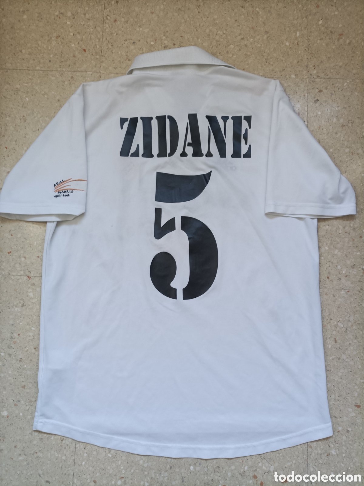 Coleccionismo deportivo: Camiseta futbol oficial Real Madrid #5# Zidane 2002-03 talle S