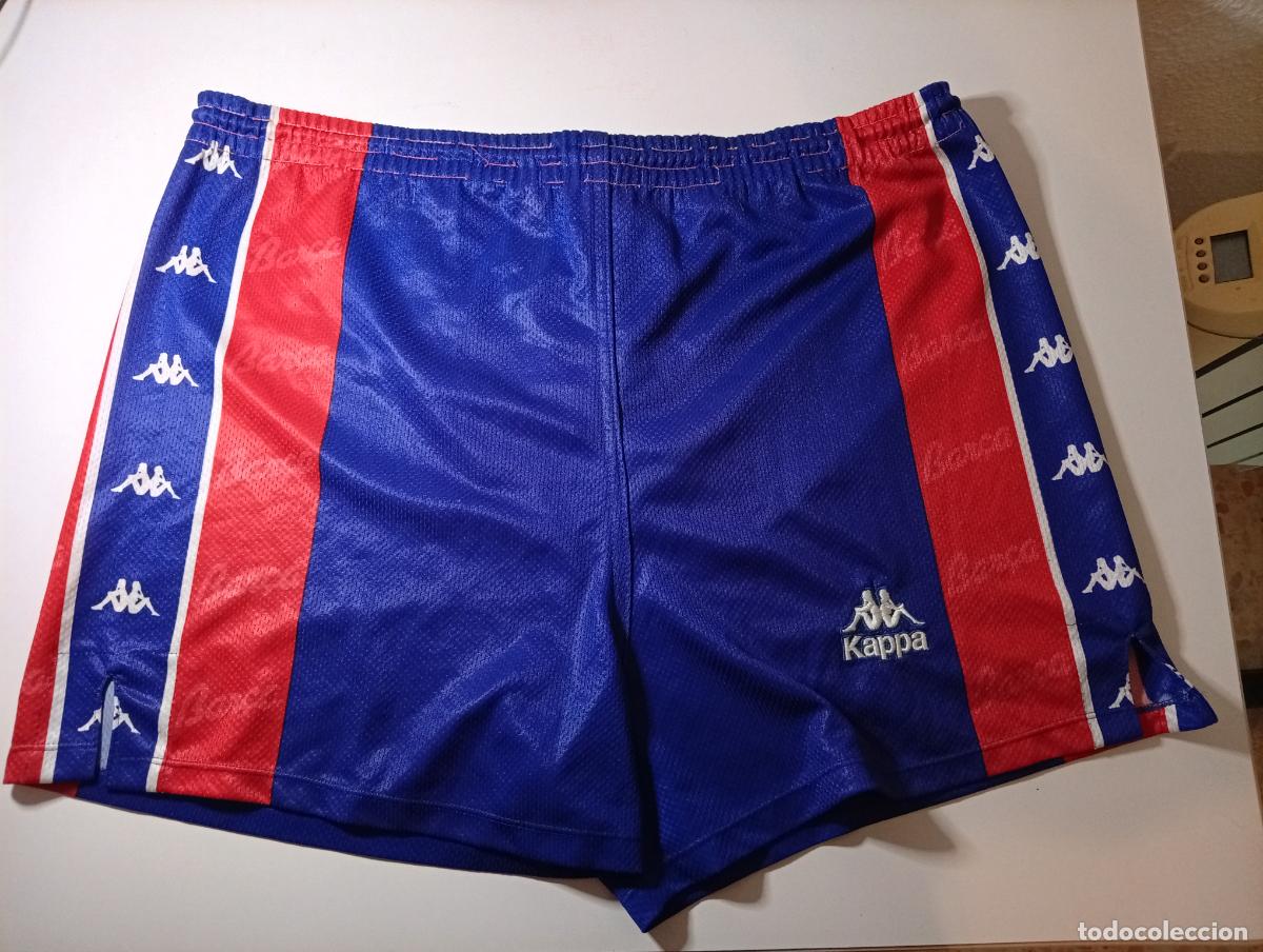 Coleccionismo deportivo: Pantal&oacute;n corto FC Barcelona Kappa Talla XL &Eacute;poca Dream Team