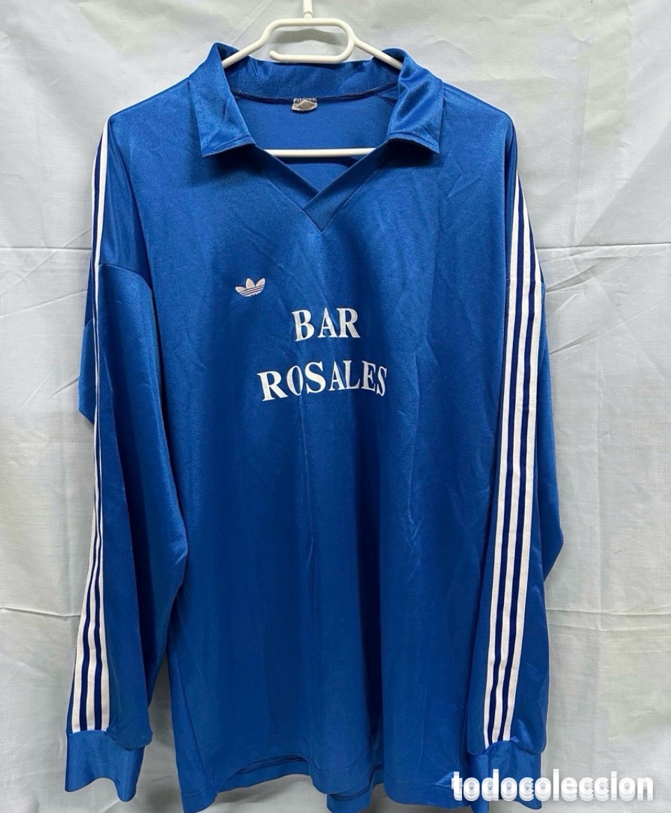 Coleccionismo deportivo: Antigua Camiseta De Futbol BAR ROSALES TALLA -L- Adidas vintage