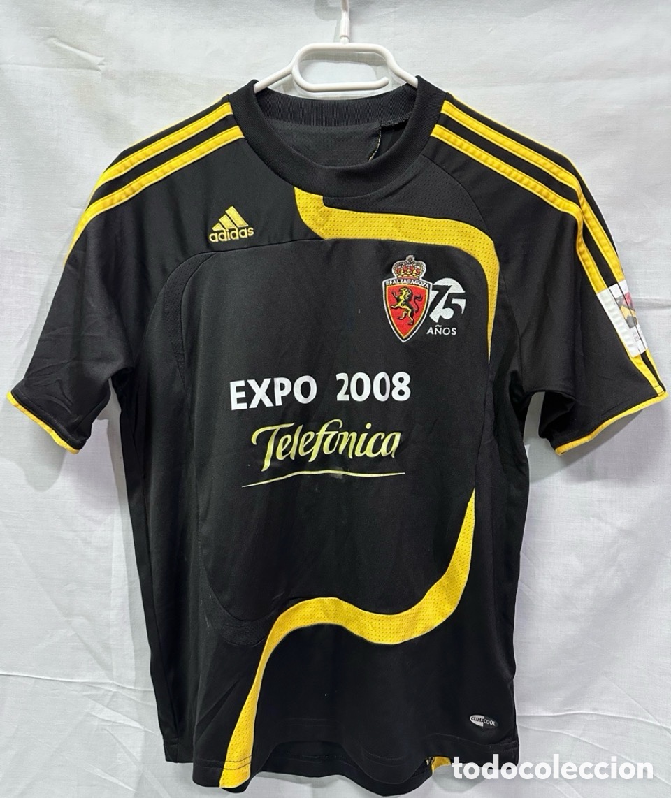 Coleccionismo deportivo: Antigua Camiseta Futbol Club Real ZARAGOZA EXPO 2008 TALLA -XS-