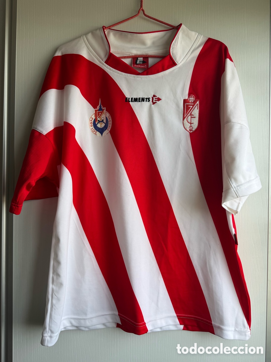 Colecionismo desportivo: Camiseta Granada CF Pe&ntilde;a los Pira&ntilde;as