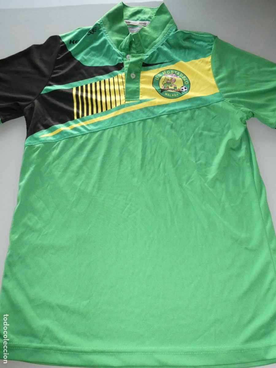 Coleccionismo deportivo: CAMISETA DE F&Uacute;TBOL MODESTO MALAGUE&Ntilde;O. UD MORTADELO M&Aacute;LAGA . 130GR