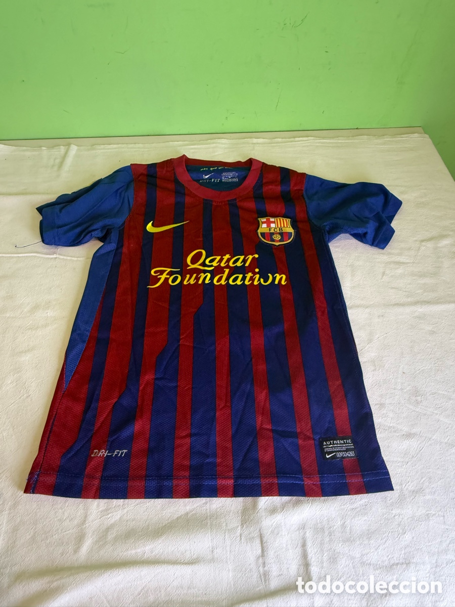Coleccionismo deportivo: camiseta local oficial de Nike para la temporada 2011-2012 del FC Barcelona, Talla M