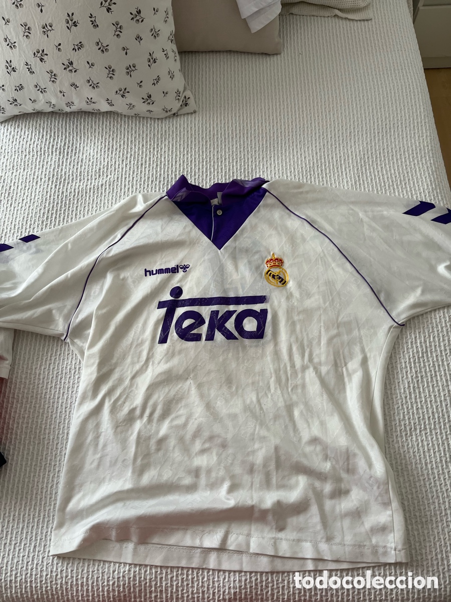 Coleccionismo deportivo: Camiseta Real Madrid F&uacute;tbol XL 1993-1994