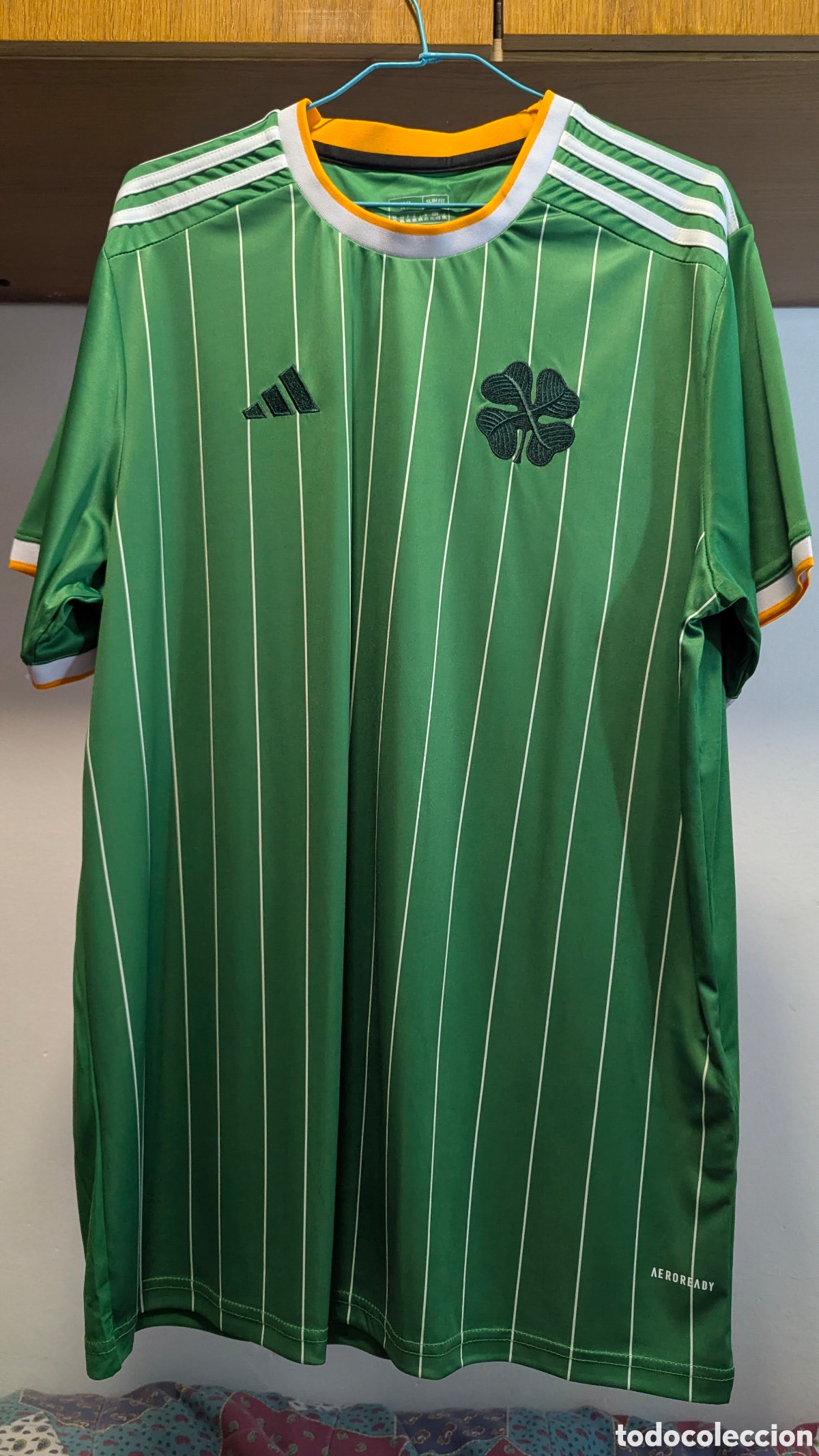 Coleccionismo deportivo: Camiseta Edici&oacute;n Especial 100 A&ntilde;os Selecci&oacute;n Irlanda - Talla 4XL (Especial) - R&eacute;plica Premium Adidas