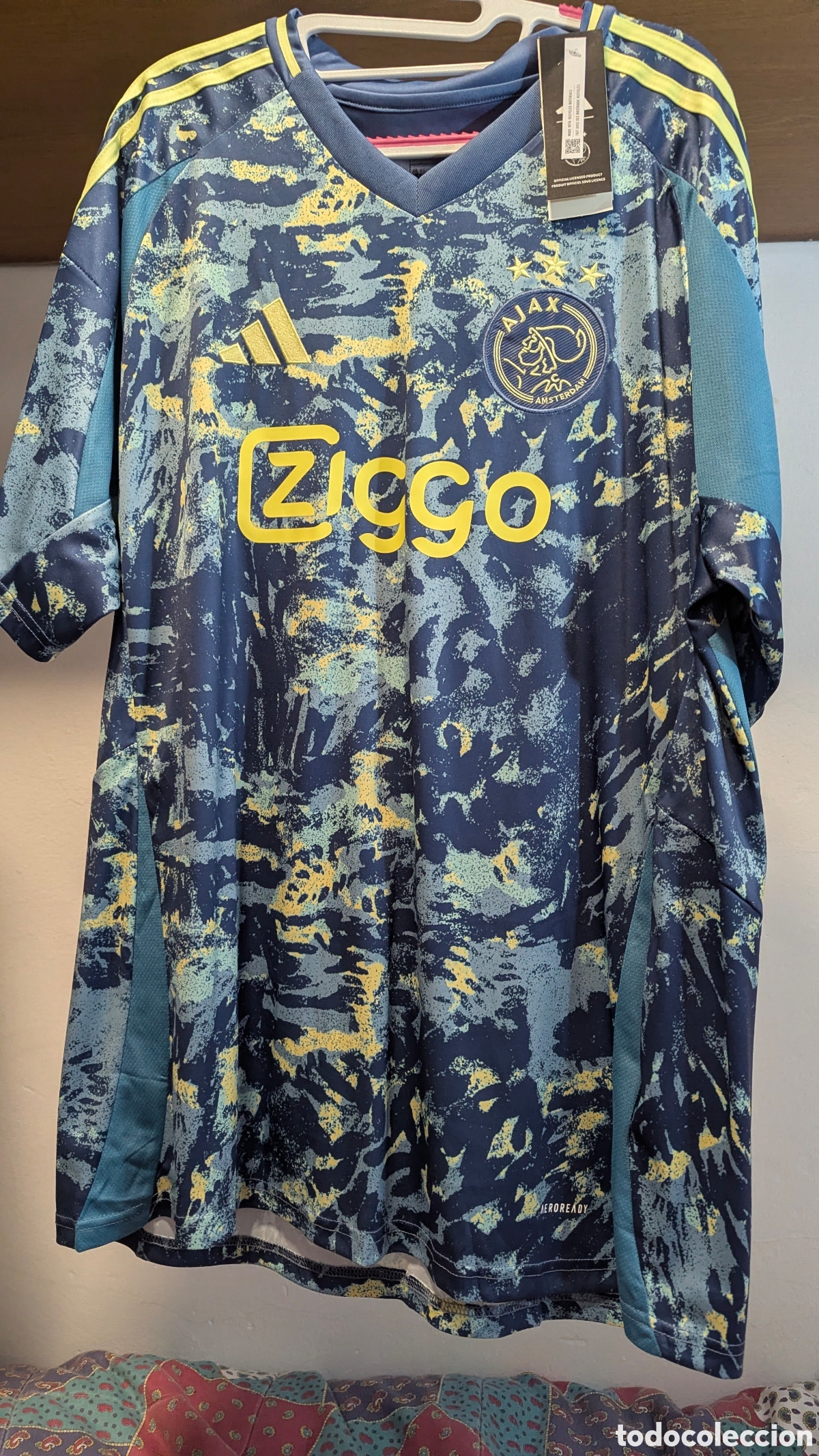 Coleccionismo deportivo: Camiseta Entrenamiento Ajax &Aacute;msterdam - Dise&ntilde;o Especial - Talla 4XL