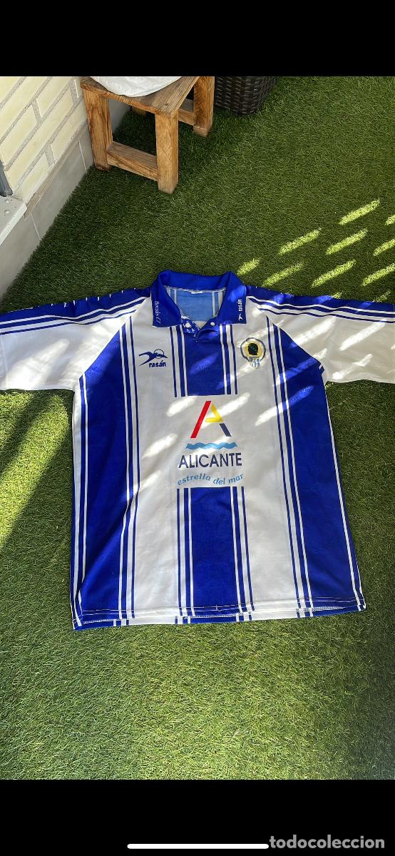 Coleccionismo deportivo: Camiseta Hercules CF 1995-1996 Manolo Alfaro 19