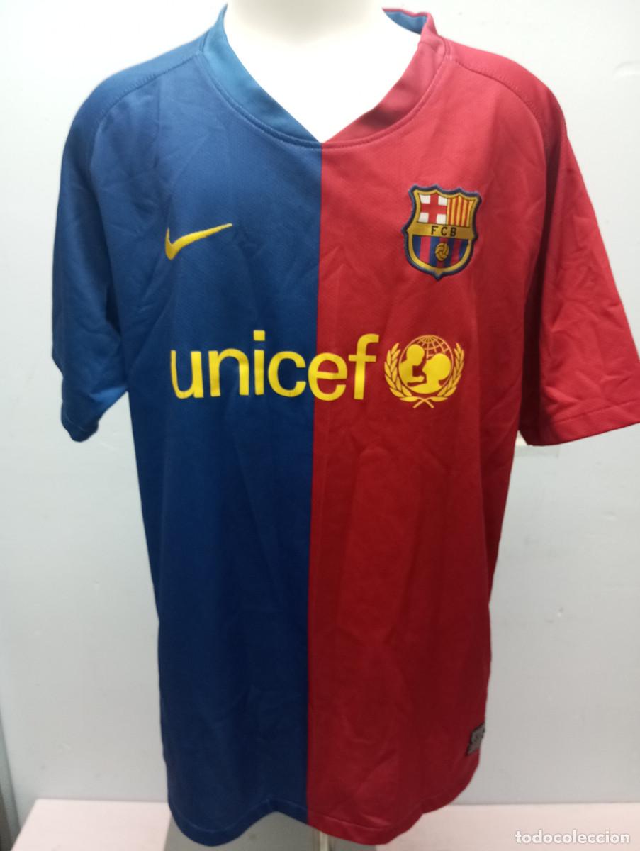 Coleccionismo deportivo: FC Barcelona camiseta futbol football shirt dorsal tara age 12-13