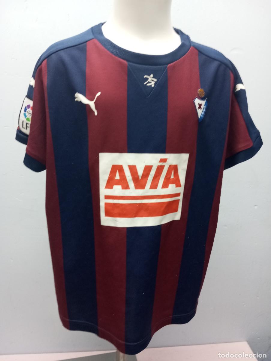 Coleccionismo deportivo: SD Eibar camiseta futbol football shirt age 12 a&ntilde;os 46cts