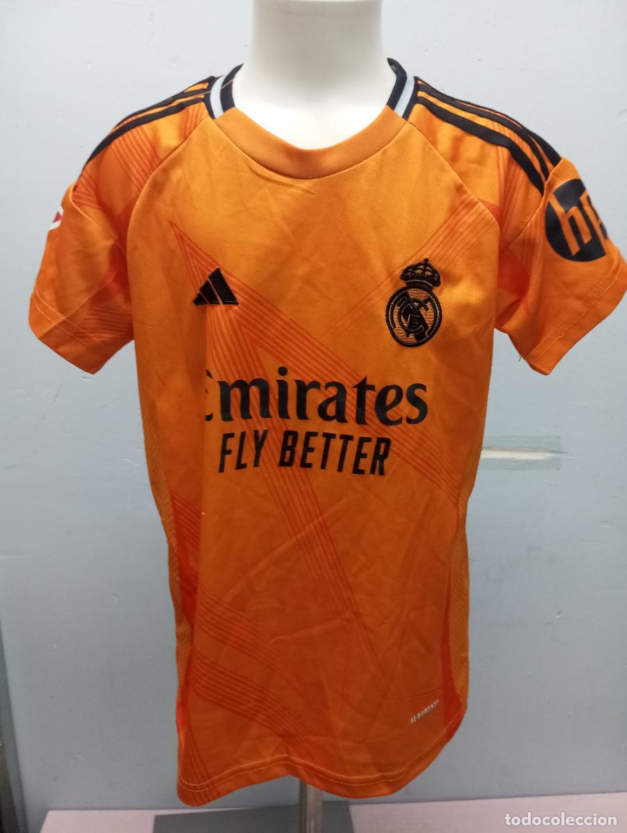 Coleccionismo deportivo: Mbape camiseta futbol football shirt real madrid ni&ntilde;o 43cts