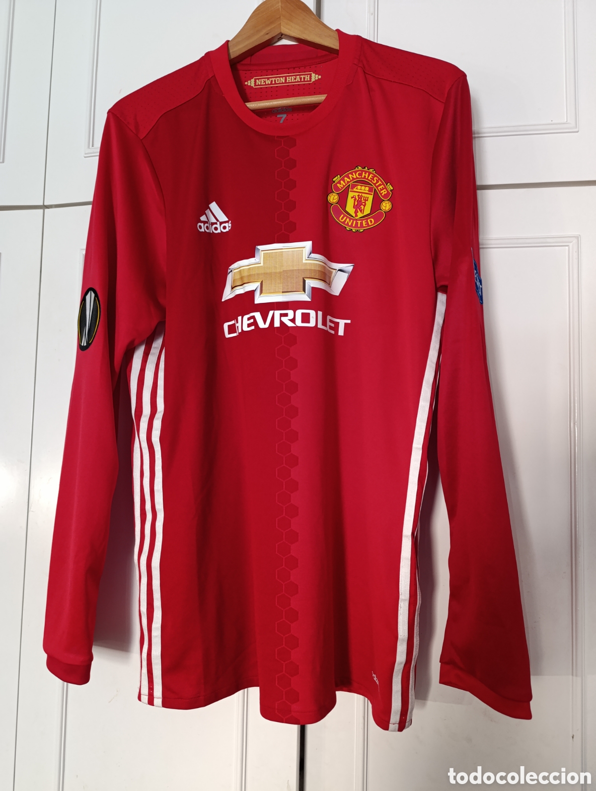 Sports collectibles: Camiseta matchworn Manchester United FC Pogba