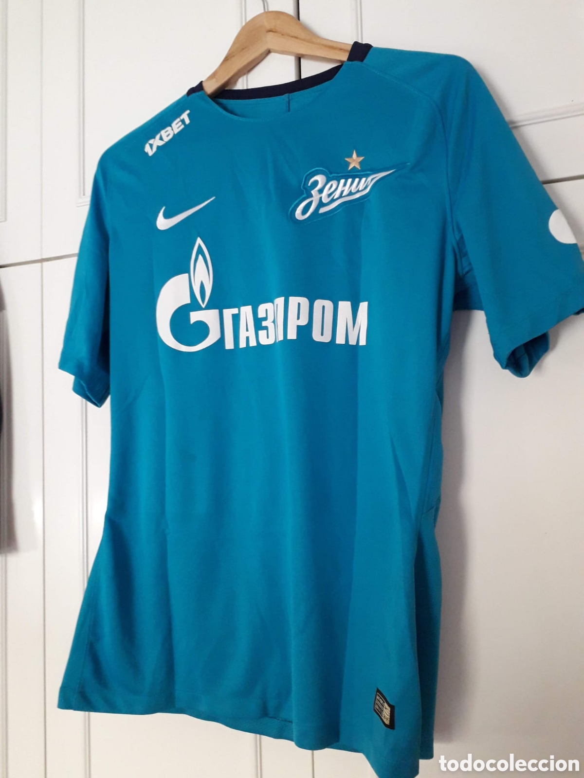 Coleccionismo deportivo: Camiseta matchworn FC Zenit Saint Petersburgo de Rusia
