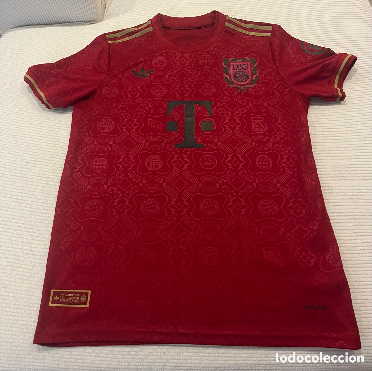 Coleccionismo deportivo: Camiseta FC Bayern Munich 125 Aniversario - Edici&oacute;n Especial - Talla L