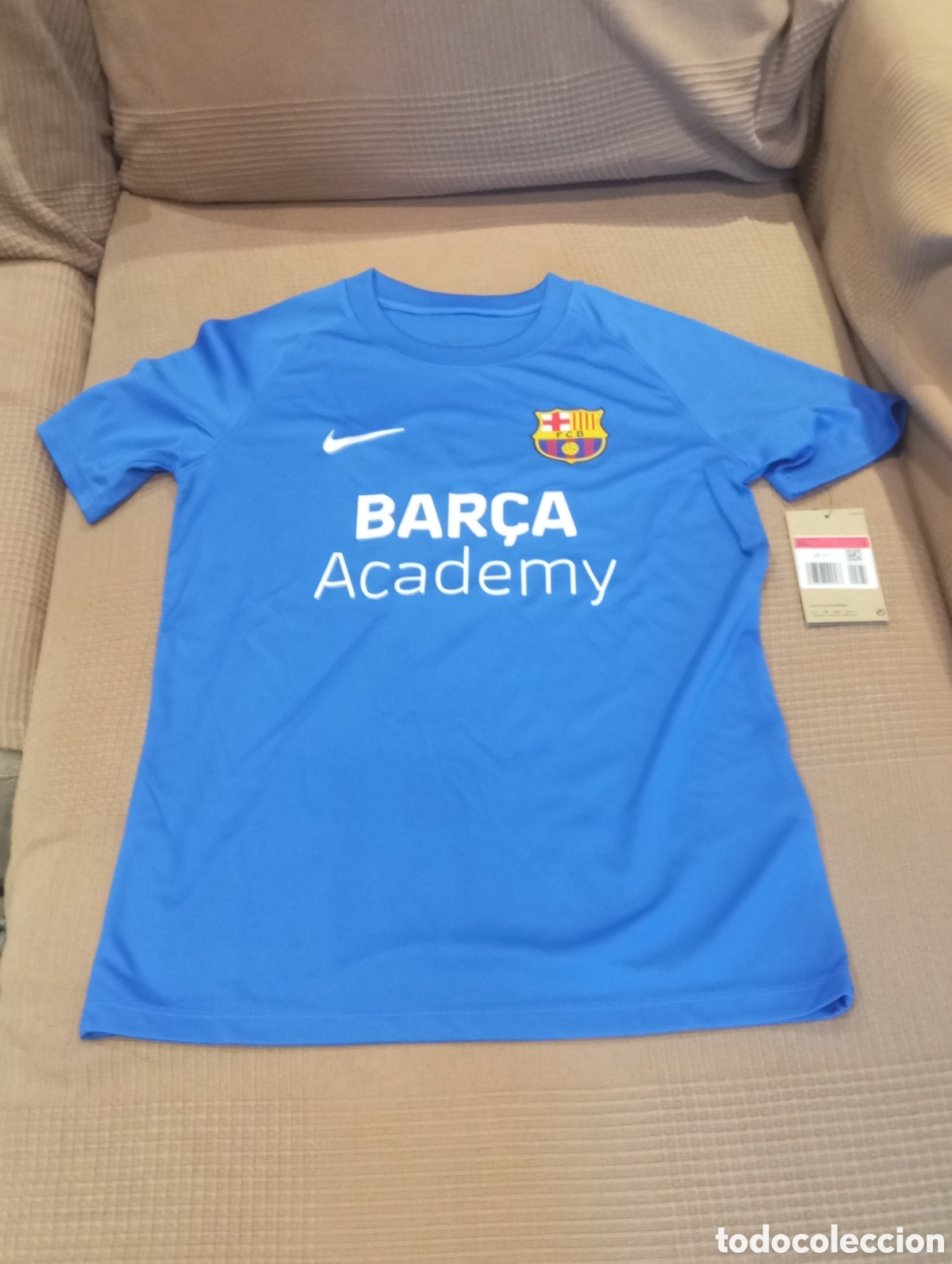 Coleccionismo deportivo: Camiseta FC Barcelona Bar&ccedil;a Academy 2026 Nike N&deg; 9 nueva con etiqueta talla L ni&ntilde;o 12/13 a&ntilde;os