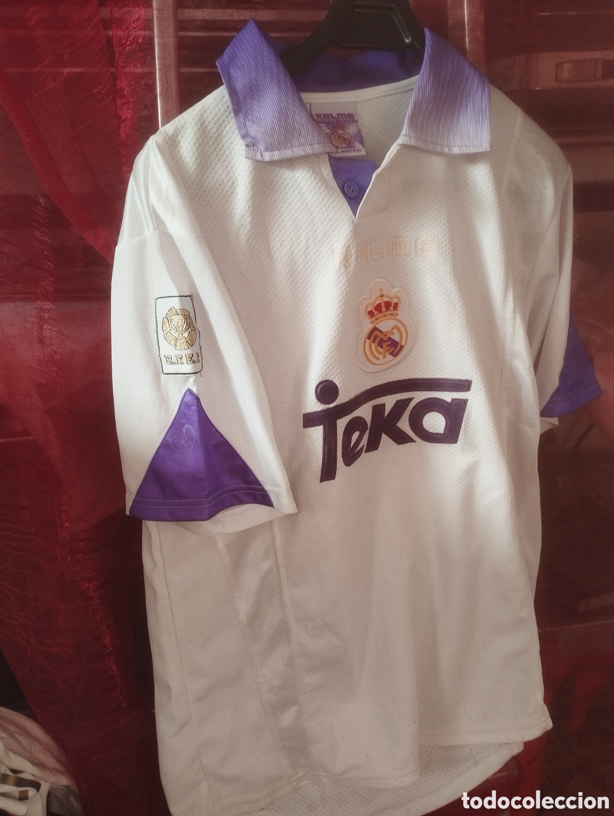 Coleccionismo deportivo: CAMISETA FUTBOL REAL MADRID OFICIAL KELME 97/08 SEPTIMA CHAMPIONS