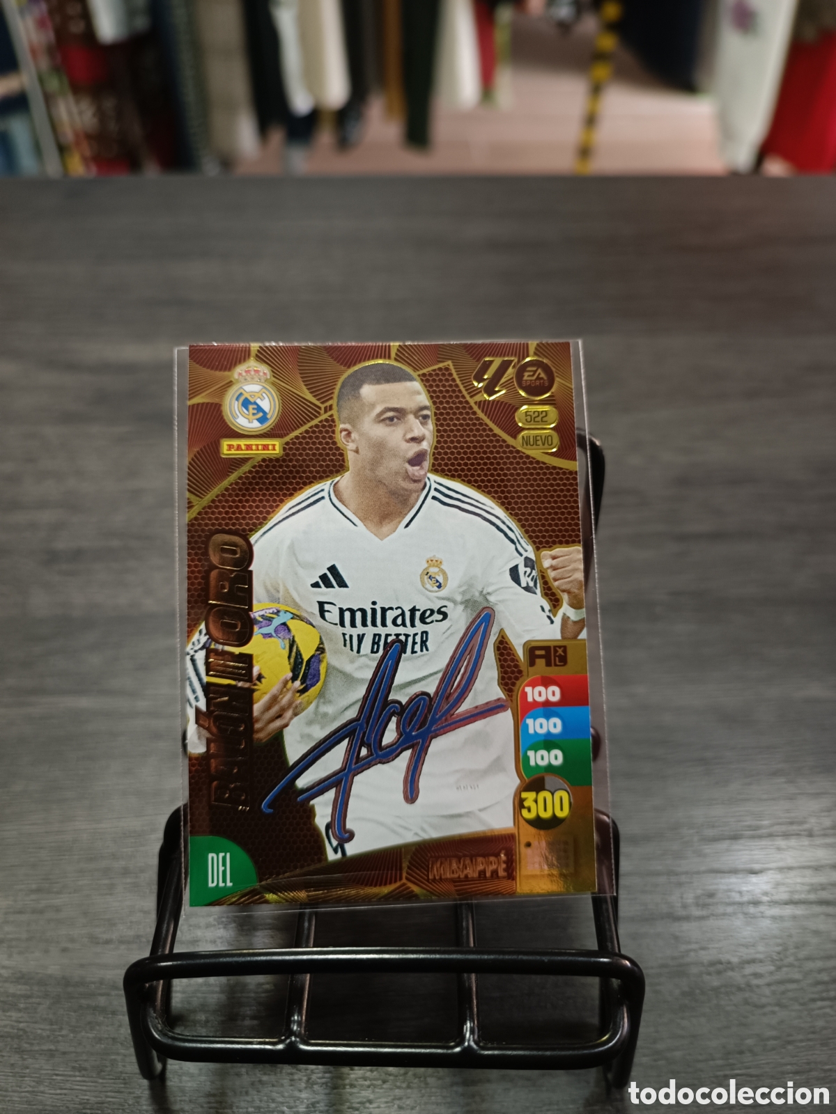 Coleccionismo deportivo: Firma Impresa Mbapp&eacute; 24/25 2024 2025 Adrenalyn Xl