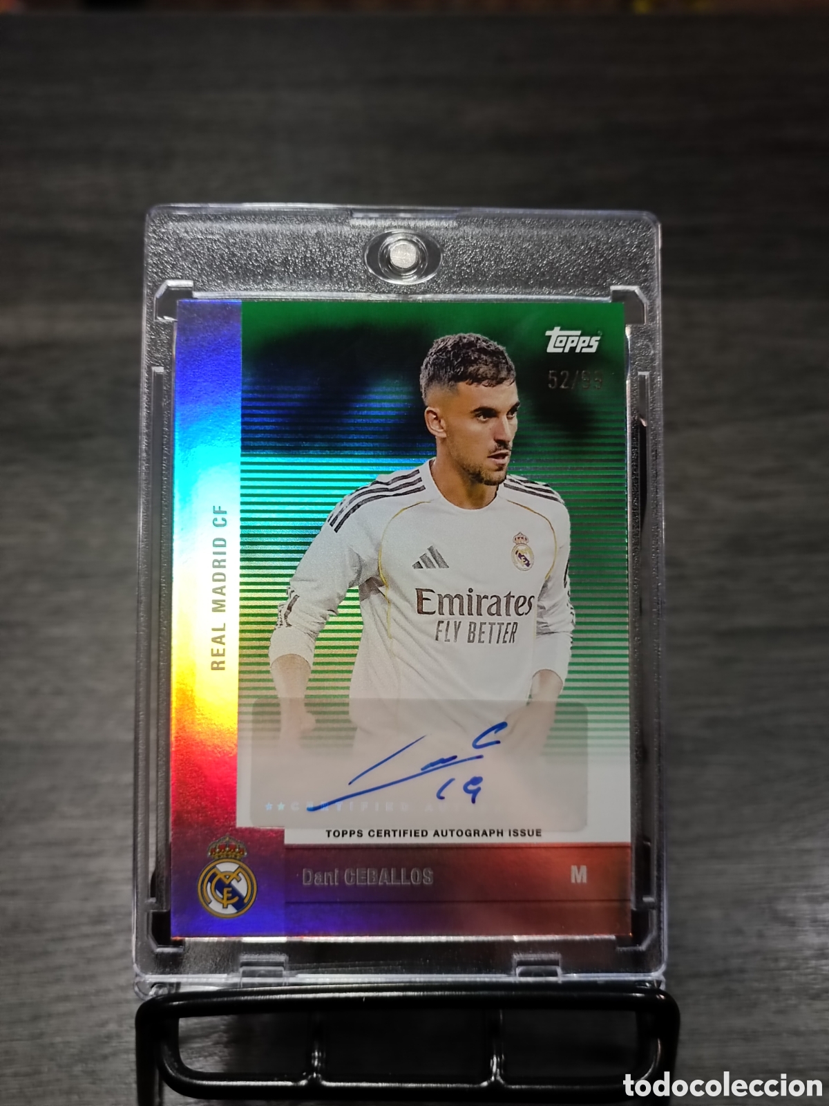 Coleccionismo deportivo: Topps Auto Ceballos /99 Real Madrid