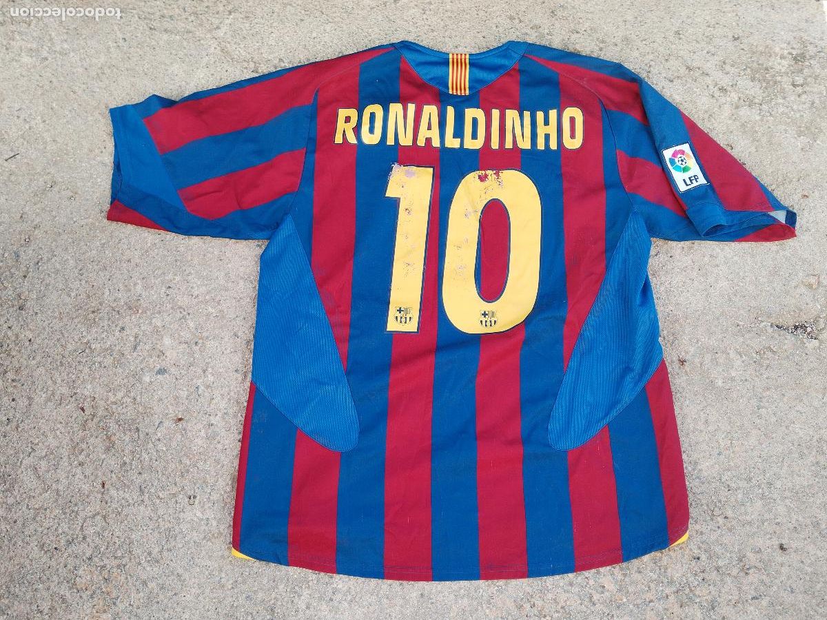 Coleccionismo deportivo: Ronaldinho FC Barcelona 2006 camiseta futbol football nike