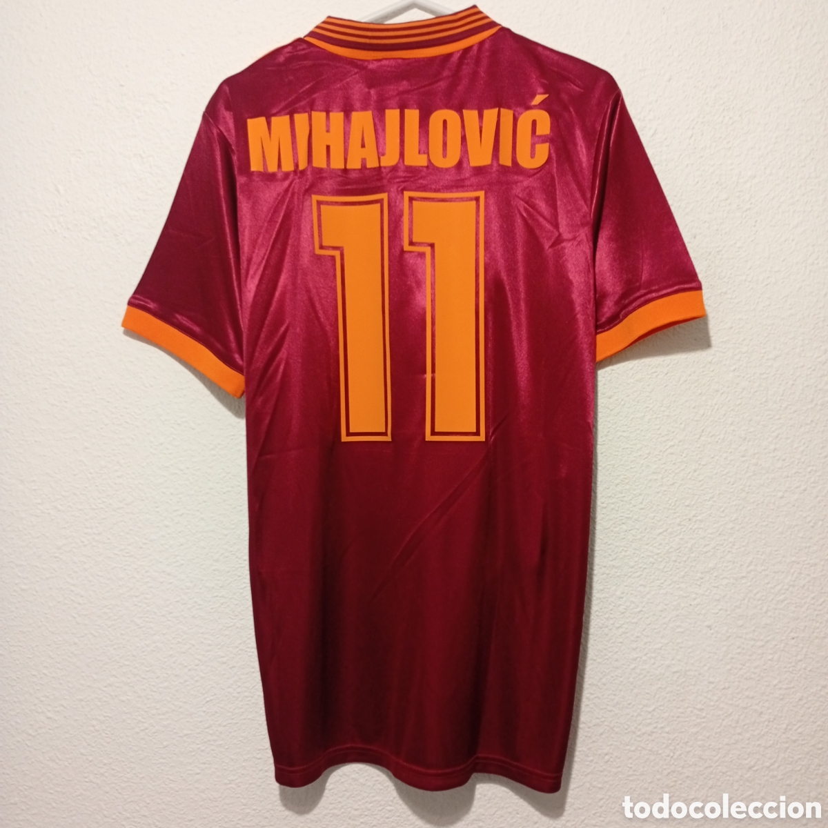 Coleccionismo deportivo: Camiseta Adidas Retro Roma 1992-93 #11 Mihajlović