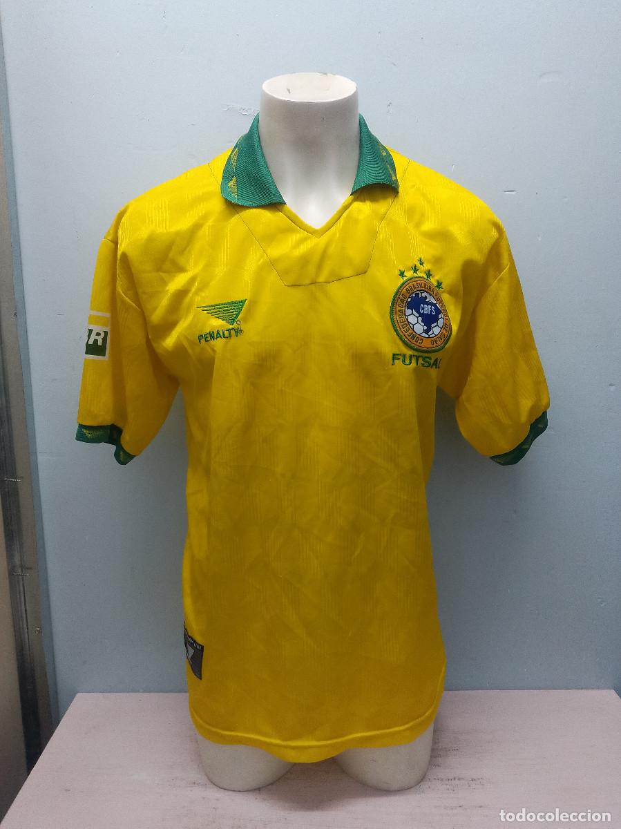 Coleccionismo deportivo: Brasil Futsal vintage futbol sala futebol football shirt xl 62cts